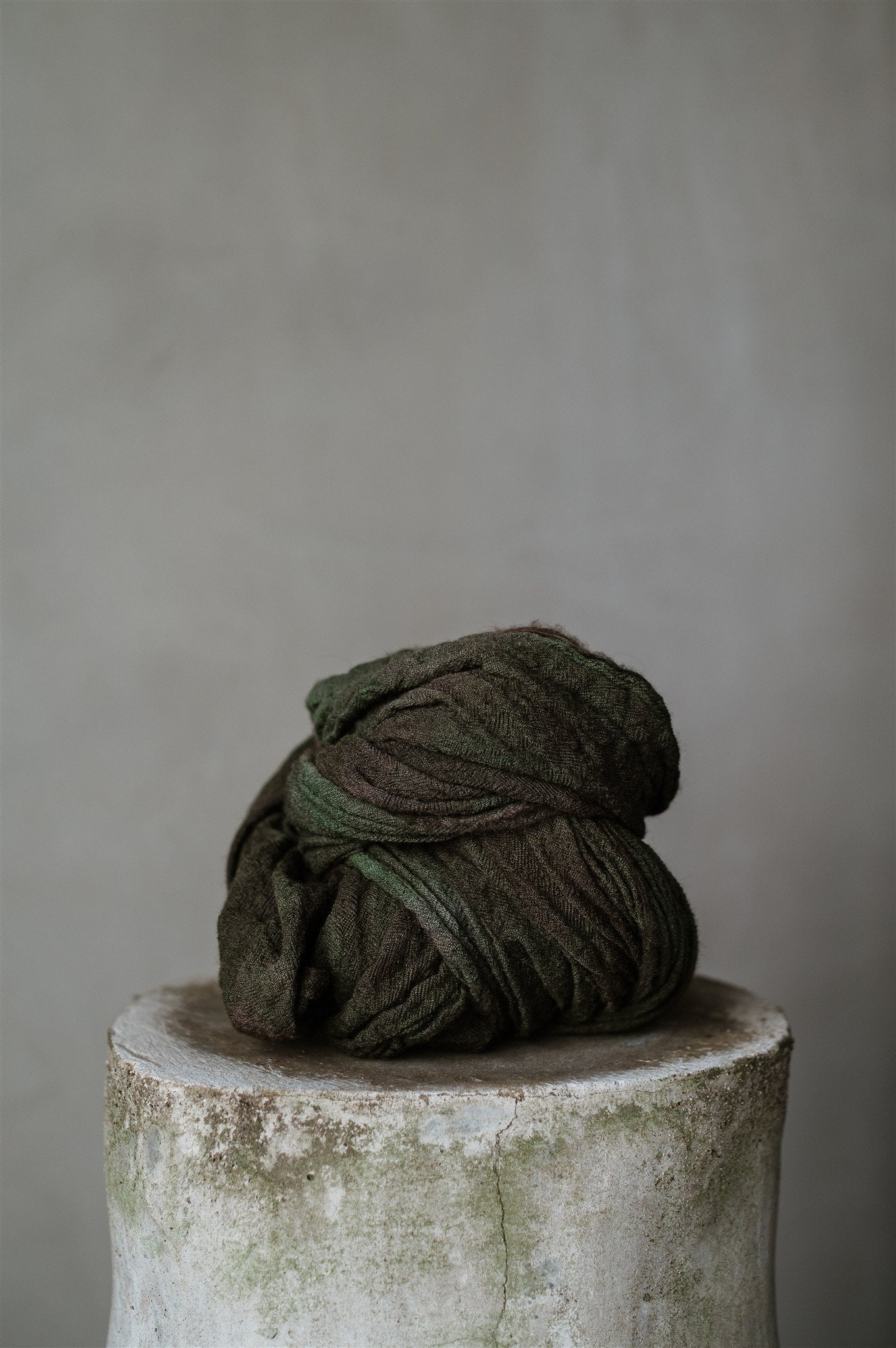 PLAIN SCARF - FOREST