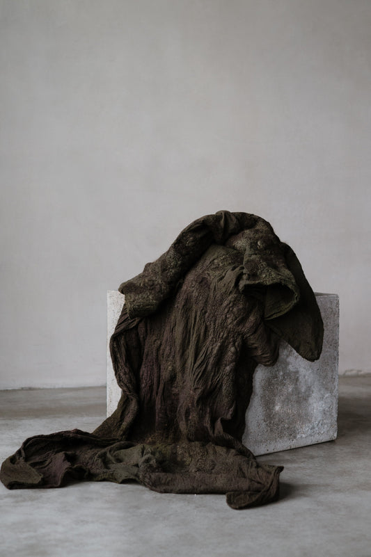 FELTED SCARF - FOREST